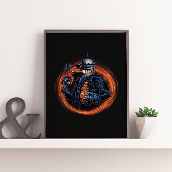 Benderminator Posters by Glitchy Gorilla - Pixel Empire