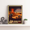 Space Tourism Jupiter Io Grand Prix Posters by B Cubed Designs - Pixel Empire