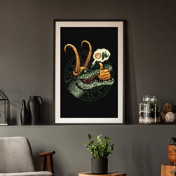 No Hand No Problem Posters by Glitchy Gorilla - Pixel Empire