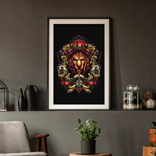 House Of The Brave Posters by Glitchy Gorilla - Pixel Empire