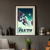 Space Tourism Pluto Skiing Posters by B Cubed Designs - Pixel Empire