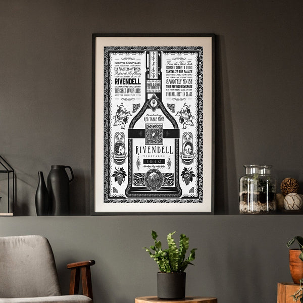 Rivendell Wine Vintage Advertisement Posters by Barrett Biggers - Pixel Empire