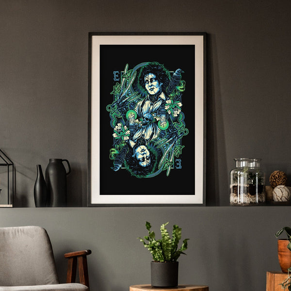 Suit Of Scissors Posters by Glitchy Gorilla - Pixel Empire