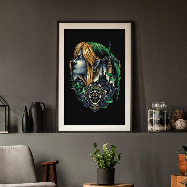 Emblem Of The Chosen One Posters by Glitchy Gorilla - Pixel Empire