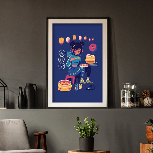 Chun Li's Dumplings Posters by Louis Roskosch - Pixel Empire