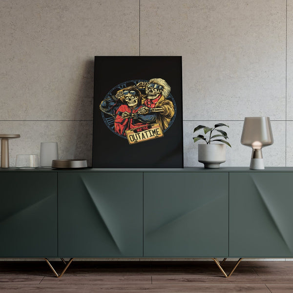 Outatime Posters by Glitchy Gorilla - Pixel Empire