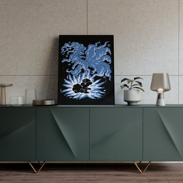 The Ice Tailed Fox Within Posters by Techranova - Pixel Empire