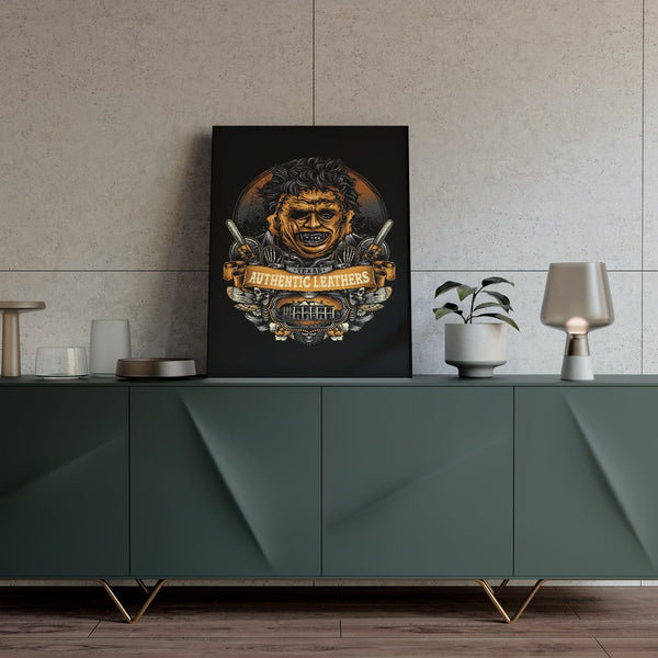 Texas Authentic Leathers Posters by Glitchy Gorilla - Pixel Empire