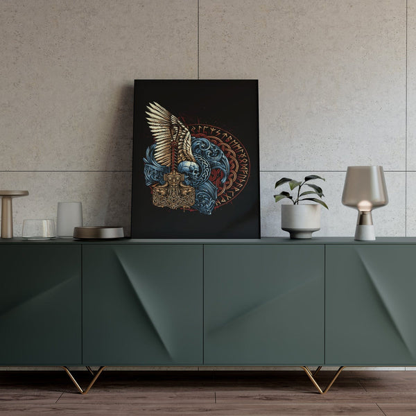 Emblem Of Thunder Posters by Glitchy Gorilla - Pixel Empire