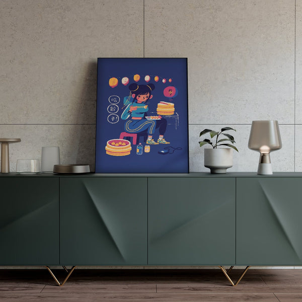 Chun Li's Dumplings Posters by Louis Roskosch - Pixel Empire