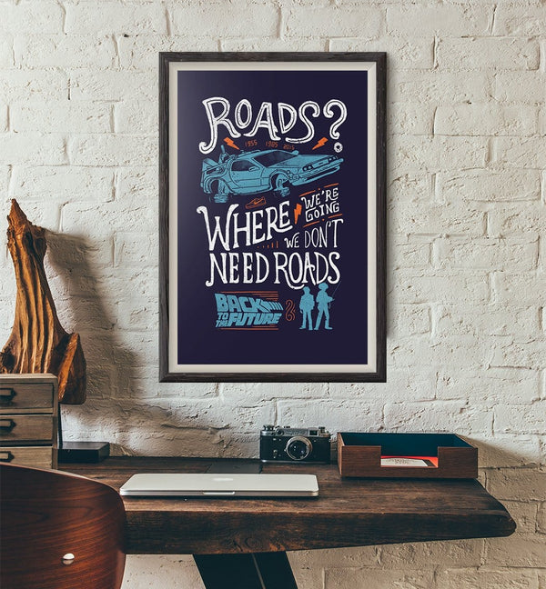 We Don't Need Roads Posters by Eduardo Ely - Pixel Empire