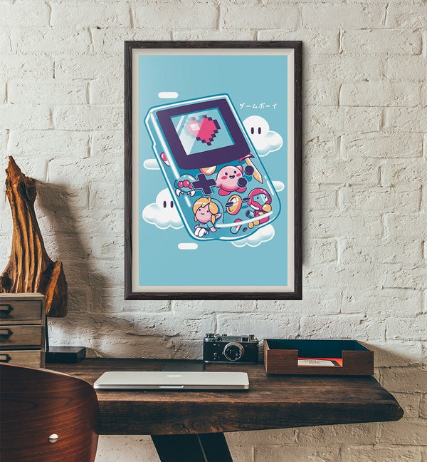 Gameboy Folks Posters by Ilustrata - Pixel Empire