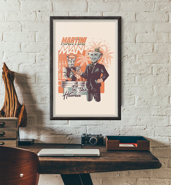 Martini Man Posters by Ilustrata - Pixel Empire