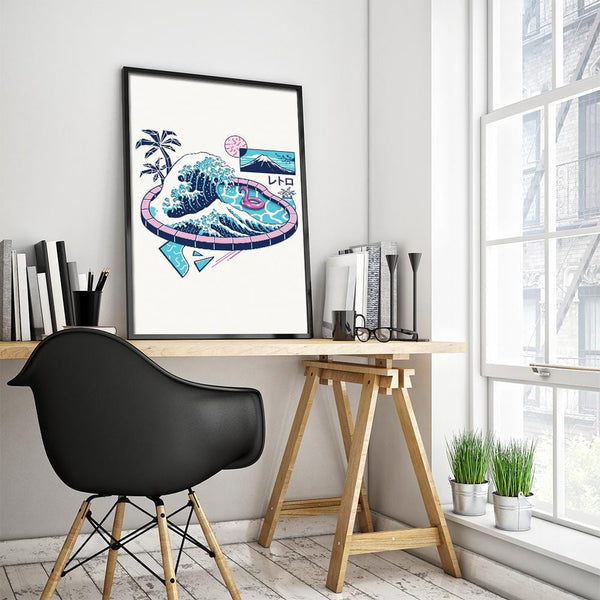 Vapor Wave Pool Posters by Vincent Trinidad - Pixel Empire