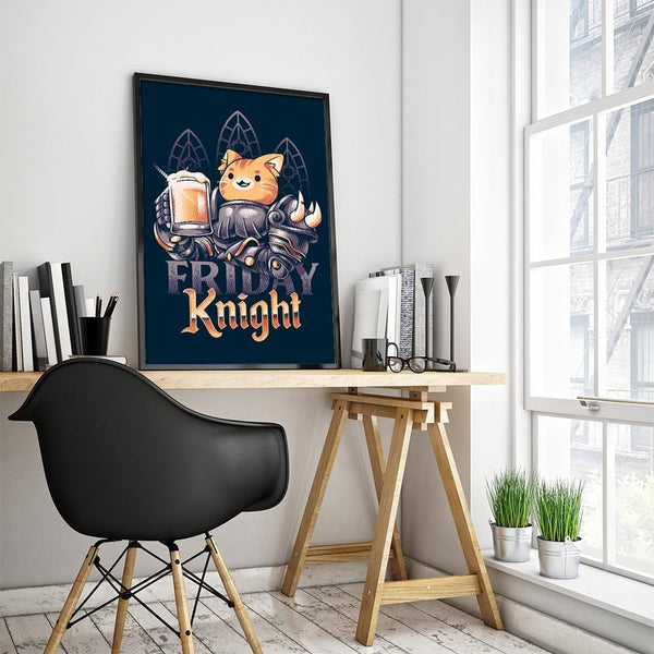 Friday Knight Posters by Ilustrata - Pixel Empire