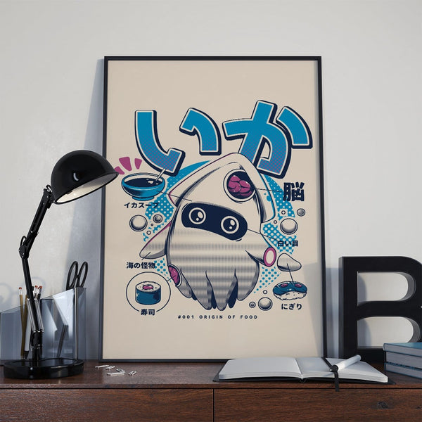 Squid Food Posters by Ilustrata - Pixel Empire