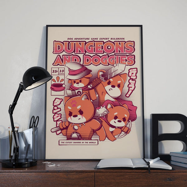 Dungeon and Doggies Posters by Ilustrata - Pixel Empire