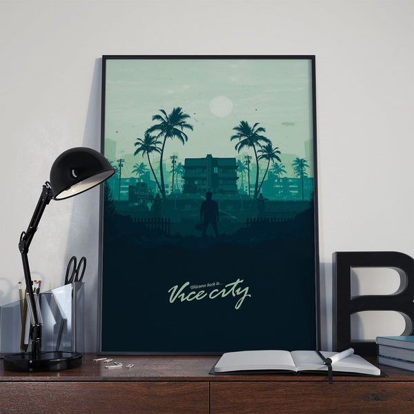 Welcome to Vice City Posters by Mbdsgns - Pixel Empire