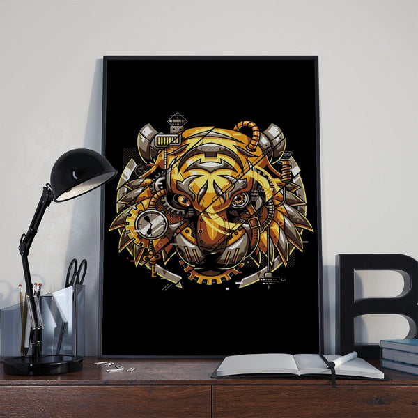 Digitalized Tiger Posters by Angga Tantama - Pixel Empire