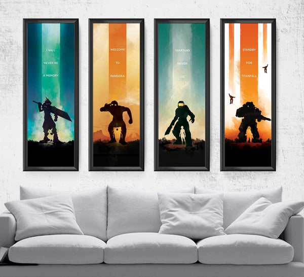 Limited Video Game Series Pick 4 Posters by Dylan West - Pixel Empire
