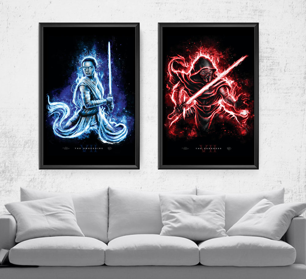 Balance to the Force Set Posters by Barrett Biggers - Pixel Empire