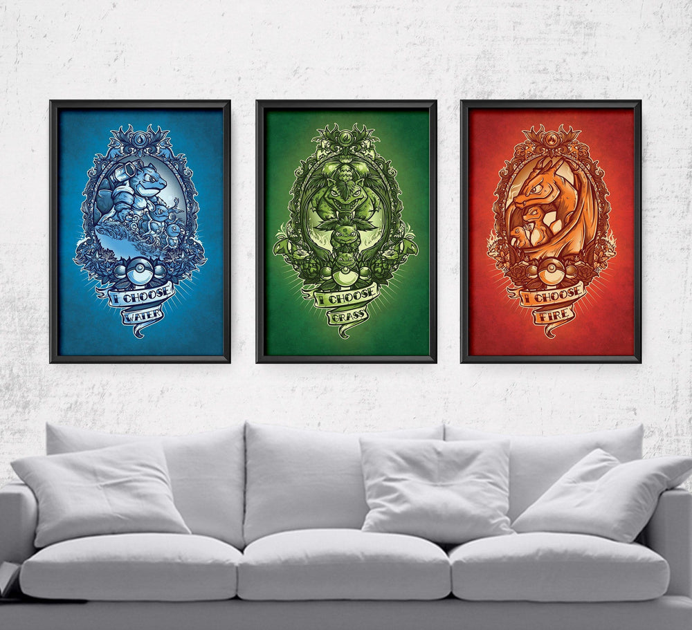 I Choose Starter Series Posters by Juan Manuel Orozco - Pixel Empire