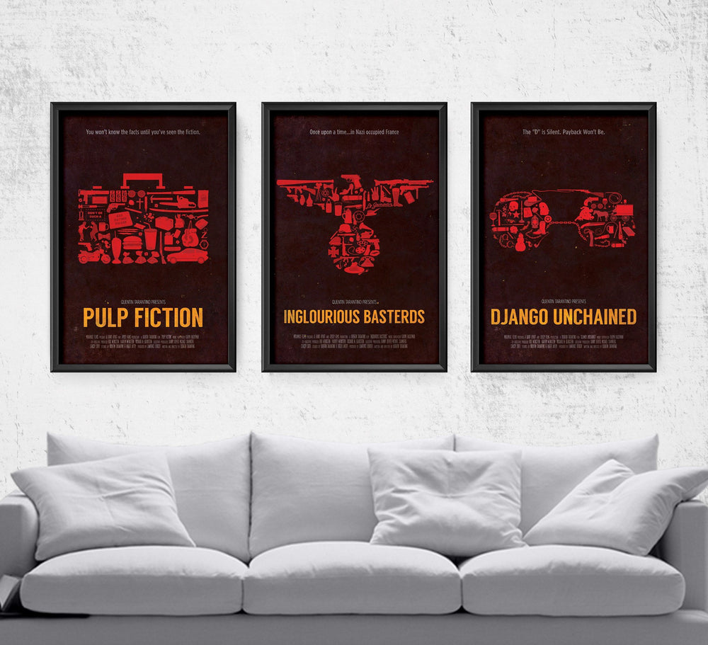 Tarantino Film Series Posters by Dylan West - Pixel Empire