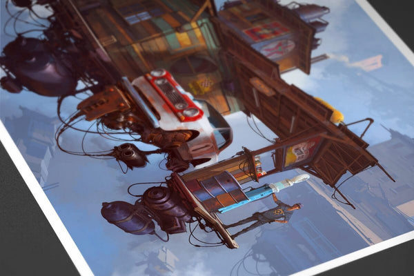 Service Station Posters by Alejandro Burdisio - Pixel Empire