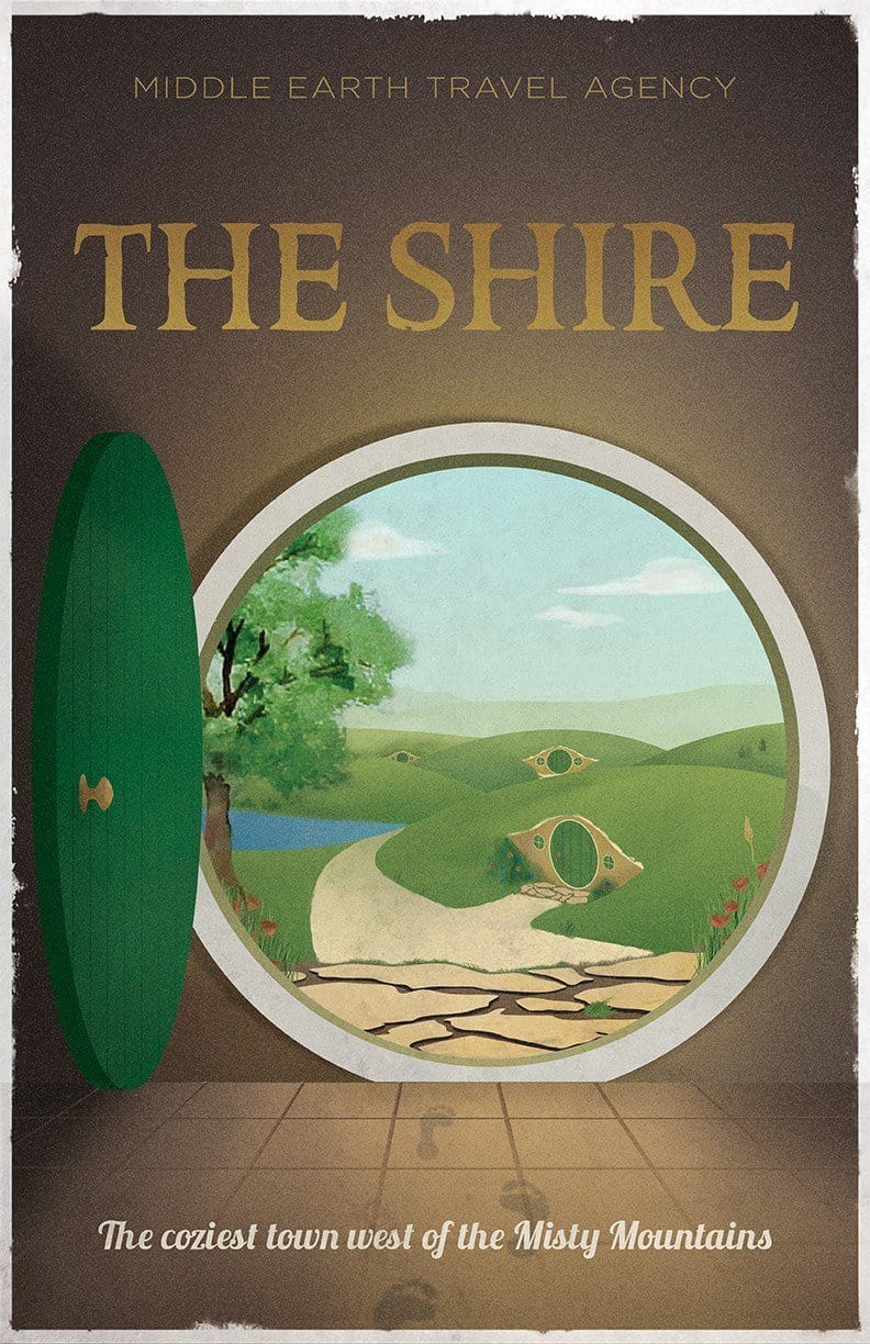 The Shire Travel Poster