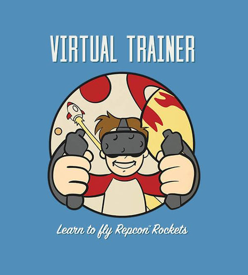 Virtual Trainer T-Shirts by UpIsNotJump - Pixel Empire