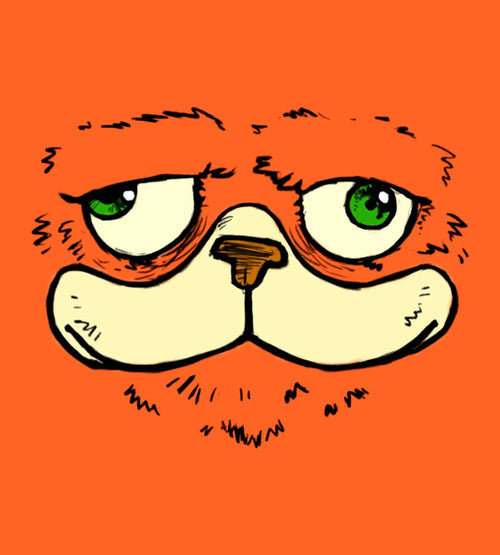 Garf Face T-Shirts by Quinton Reviews - Pixel Empire