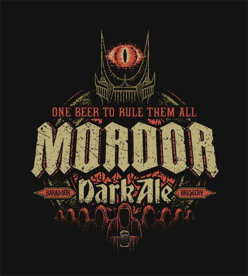 Mordor Dark Ale Hoodies by Cory Freeman Design - Pixel Empire