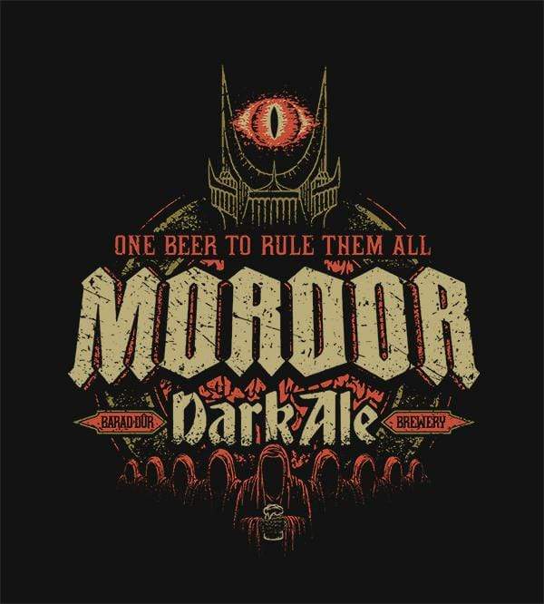 Mordor Dark Ale Hoodies by Cory Freeman Design - Pixel Empire