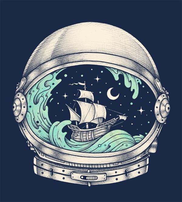 Spaceship Hoodies by Enkel Dika - Pixel Empire