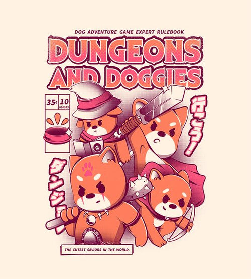 Dungeon And Doggies Hoodies by Ilustrata - Pixel Empire