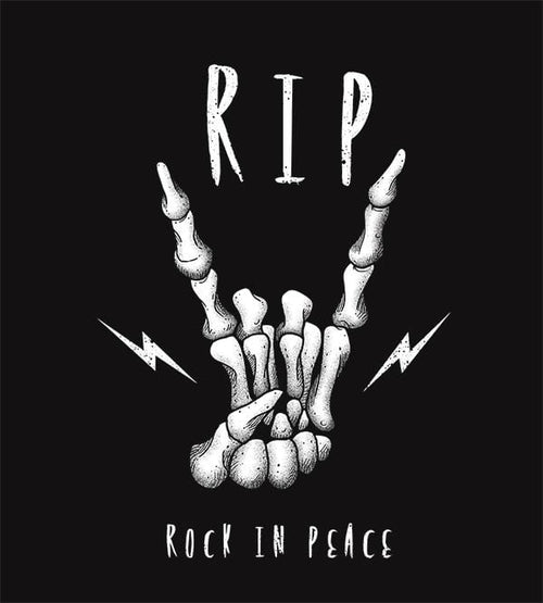 Rock In Peace Hoodies by Vincent Trinidad - Pixel Empire
