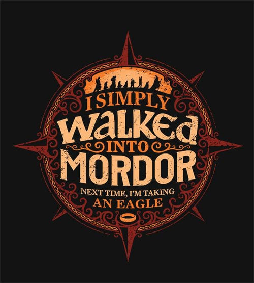 Walked Into Mordor Hoodies by Cory Freeman Design - Pixel Empire
