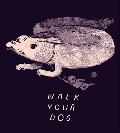 Walk Your Dog Hoodies by Louis Roskosch - Pixel Empire