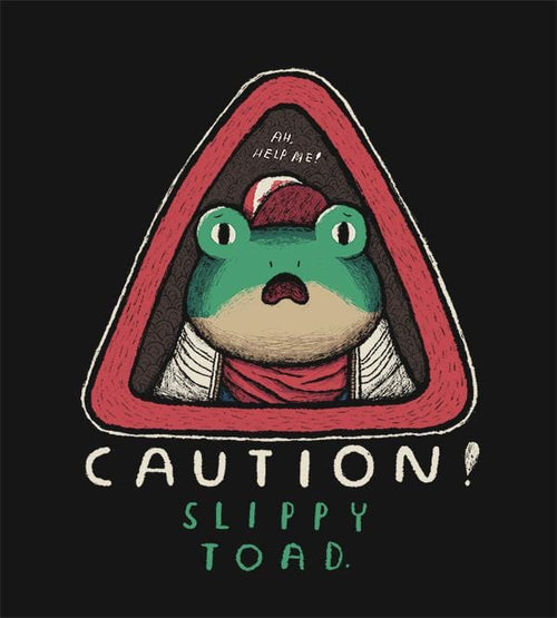 Caution Slippy Hoodies by Louis Roskosch - Pixel Empire