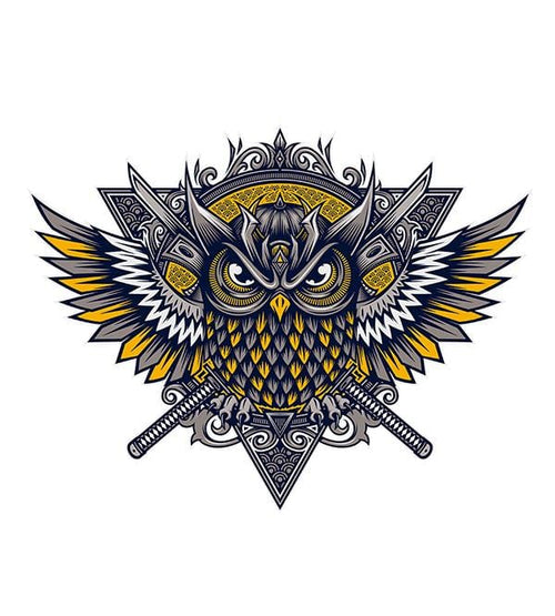 Owl Samurai Hoodies by StudioM6 - Pixel Empire