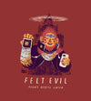 Felt Evil Hoodies by Louis Roskosch - Pixel Empire