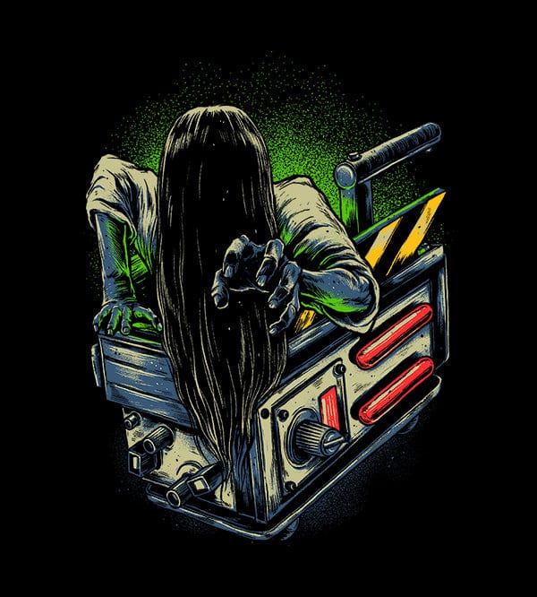 Trapped Ghost T-Shirts by Glitchy Gorilla - Pixel Empire
