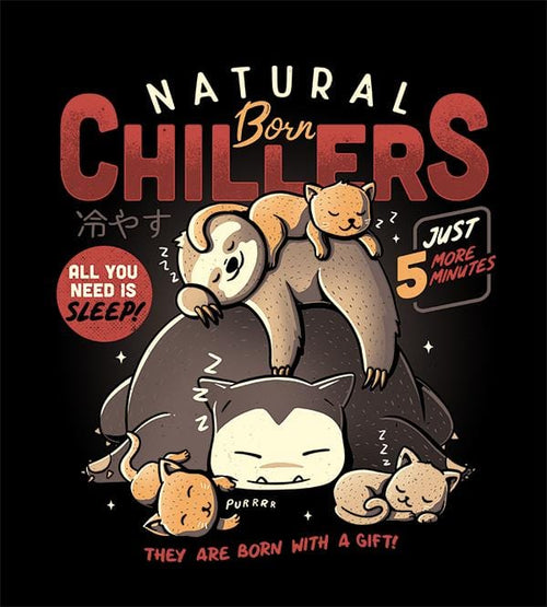 Natural Born Chillers T-Shirts by Eduardo Ely - Pixel Empire