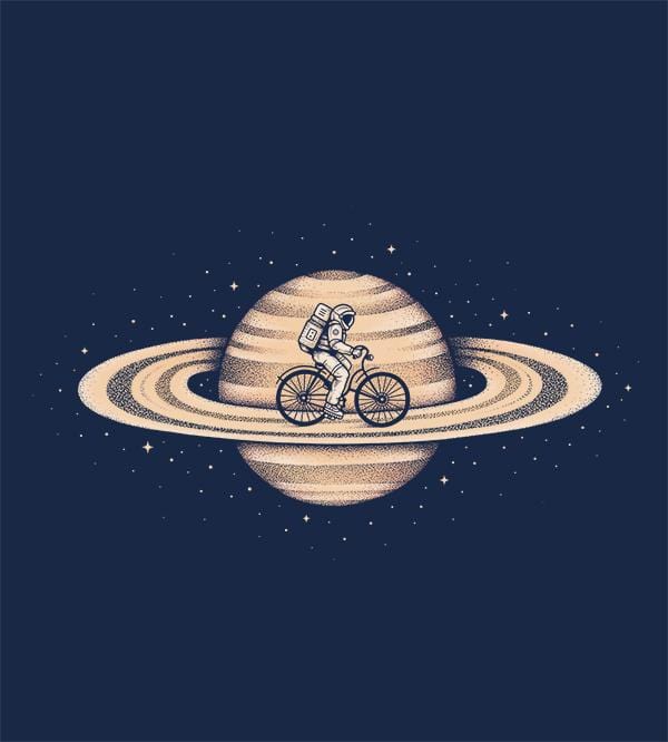 Space Ride T-Shirts by Enkel Dika - Pixel Empire