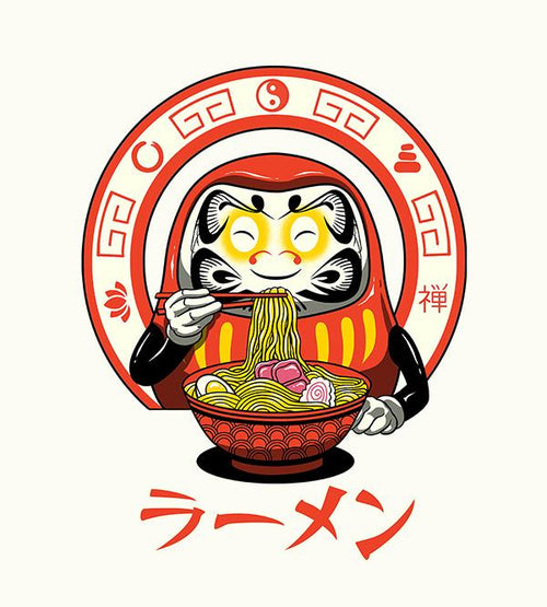 Daruma Zen Ramen Hoodies by Vincent Trinidad - Pixel Empire