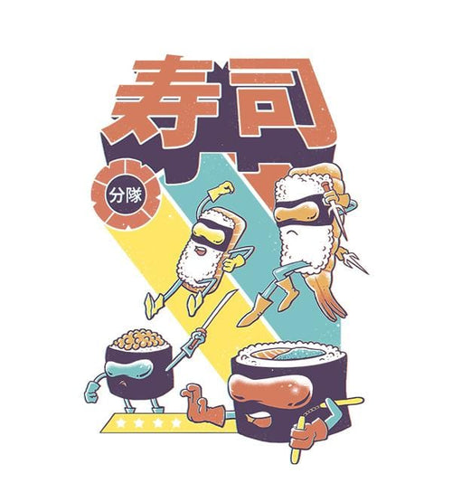 Sushi Sentai Hoodies by Vincent Trinidad - Pixel Empire