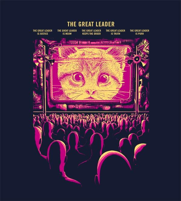Great Leader T-Shirts by Javi Ramos - Pixel Empire