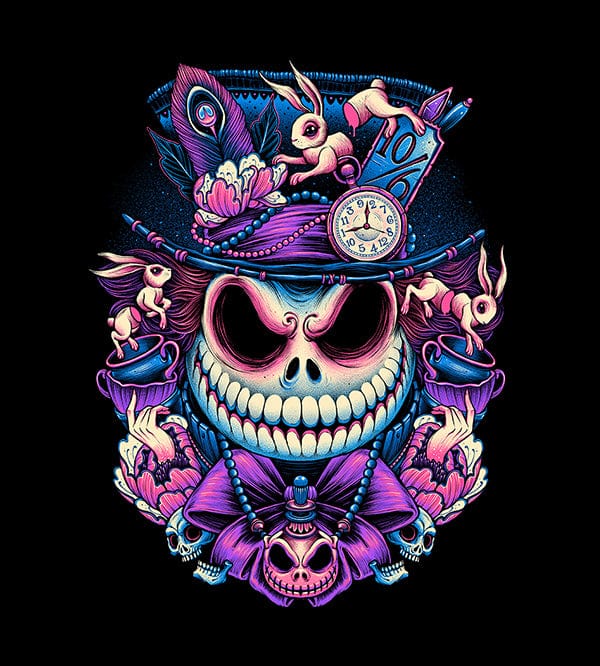 The Mad Skeleton Hoodies by Glitchy Gorilla - Pixel Empire