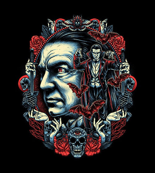 Mind Control Of The Vampire T-Shirts by Glitchy Gorilla - Pixel Empire