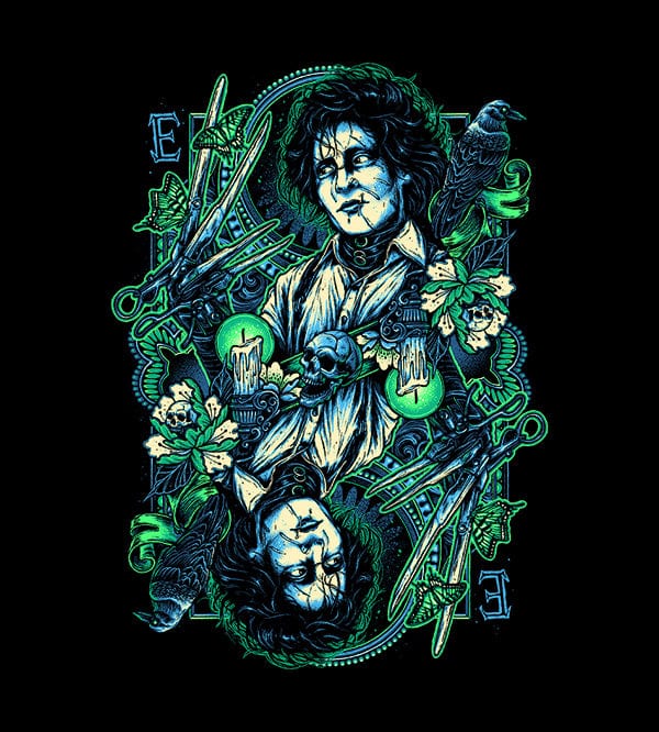 Suit Of Scissors Hoodies by Glitchy Gorilla - Pixel Empire